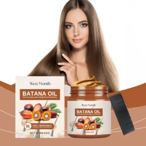 West&Month Batana Oil Leave-On Conditioner Smoothing Chemical Nourishes and Softens Dry Hair Frizzy Split Ends