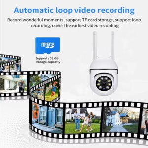 1080P WiFi Home Security CCTV Camera With Night Vision 2.4GHz 2.4G Surveillance Camera 1080P WiFi Home Security CCTV Camera With Night Vision 2.4GHz Indoor PTZ WiFi Camera