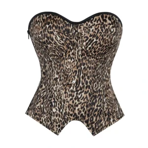 Bestseller Women's Striped Blazer with Built-in Underwire Bra, Side Zipper & Boned Corset Design - Slim Fit Fashion Jacket